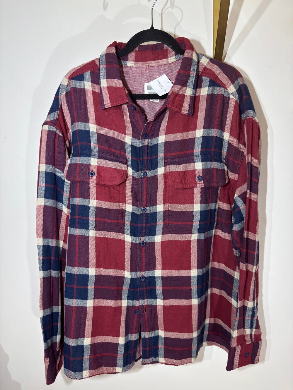 NWT American Eagle XXL Cotton Flannel Button Down